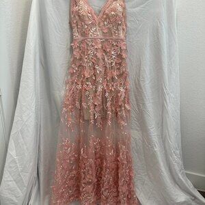 Gianni Bini Floral Appliqué Dress